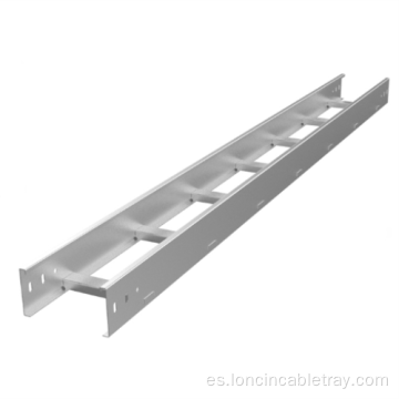 Escalera perforada de aleación de aluminio tipo bandeja para cables